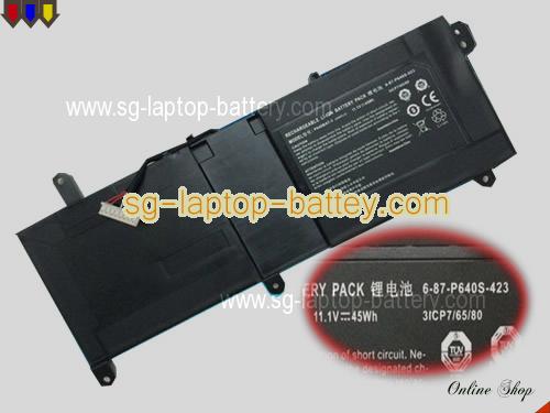 Genuine SCHENKER XMG P407-SRW Battery For laptop 45Wh, 11.1V, Black , Li-ion