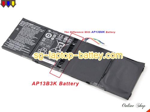 Genuine ACER Chromebook 13 CB5-311P Battery For laptop 3460mAh, 53Wh , 15V, Black , Li-Polymer