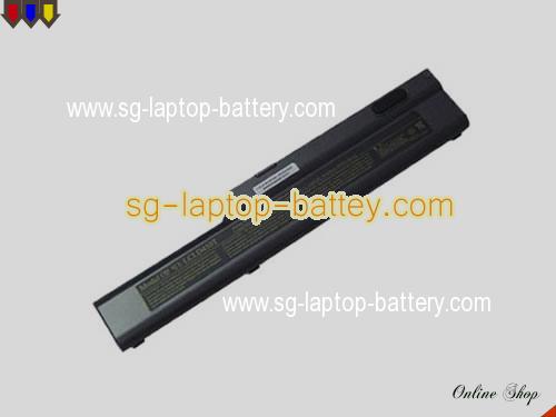 CLEVO PortaNote D450T Replacement Battery 6600mAh 14.8V Dark Grey Li-ion