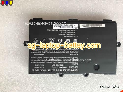 CLEVO P870KM-GS Replacement Battery 6000mAh, 89Wh  15.12V Black Li-ion