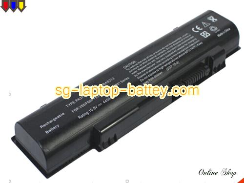 TOSHIBA Qosmio F60-10X Replacement Battery 5200mAh 10.8V Black Li-ion