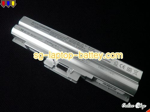 SONY VAIO VPC-F11FGX/B Replacement Battery 5200mAh 11.1V Silver Li-ion