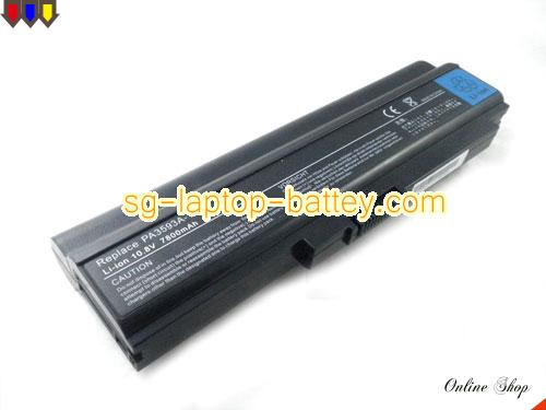 TOSHIBA Portege M603 Replacement Battery 7800mAh 10.8V Black Li-ion
