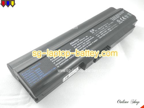 TOSHIBA Satellite Pro U300-121 Replacement Battery 6600mAh 10.8V Black Li-ion