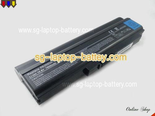 TOSHIBA Satellite U300-102 Replacement Battery 7800mAh 10.8V Black Li-ion