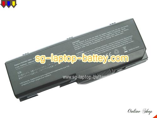 TOSHIBA X200-20S Replacement Battery 6600mAh 10.8V Black Li-ion