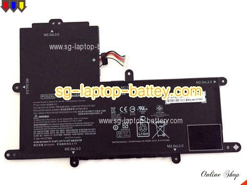 Genuine HP Stream 11-Y000NX Battery For laptop 4810mAh, 37Wh , 7.6V, Black , Li-ion