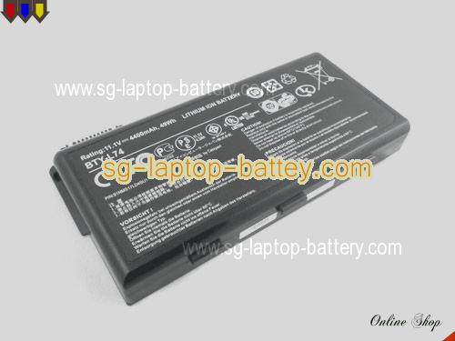 Genuine MSI CX500-607SK Battery For laptop 4400mAh, 49Wh , 11.1V, Black , Li-ion