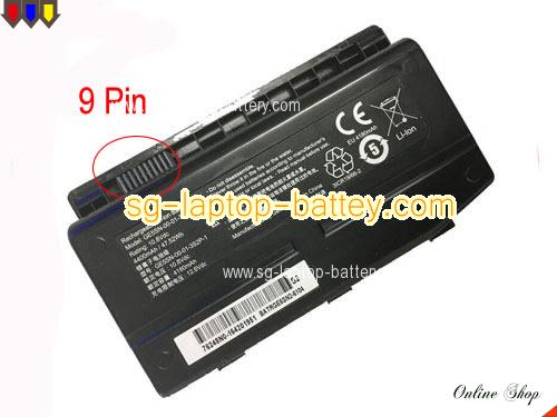 MACHENIKE GE5SN-03-12-3S2P-0 Battery 4400mAh, 47.52Wh  10.8V Black Li-ion