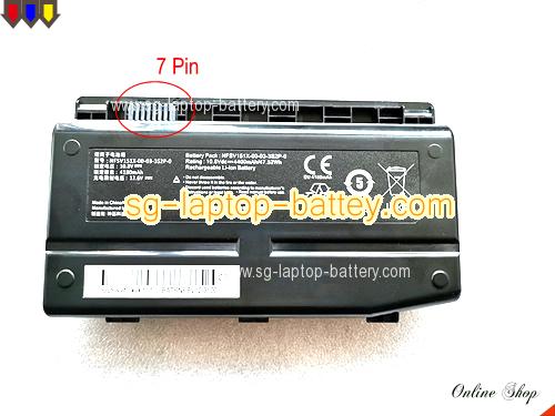 MACHENIKE NF5V151X-00-03-3S2P-0 Battery 4400mAh, 47.52Wh  10.8V Black Li-ion