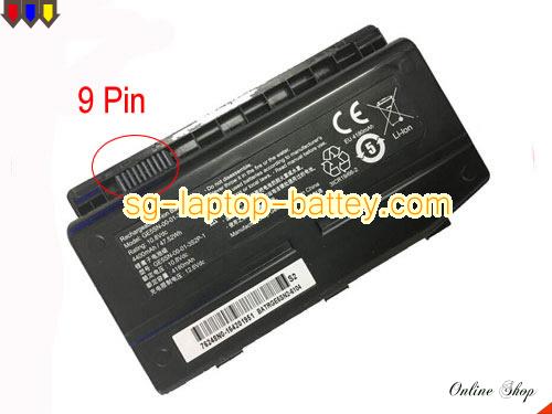 Genuine MECHREVO X6Ti-H Battery For laptop 4400mAh, 47.52Wh , 10.8V, Black , Li-ion