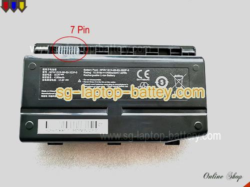 Genuine MACHENIKE F117-F1K Battery For laptop 4400mAh, 47.52Wh , 10.8V, Black , Li-ion