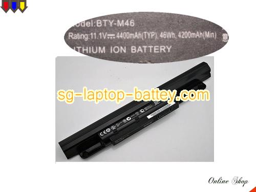 Genuine MSI GE40 20C-456XCN Battery For laptop 4200mAh, 46Wh , 11.1V, Black , Li-ion