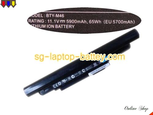 Genuine MSI GE40 2OC-008US Battery For laptop 5900mAh, 65Wh , 11.1V, Black , Li-ion