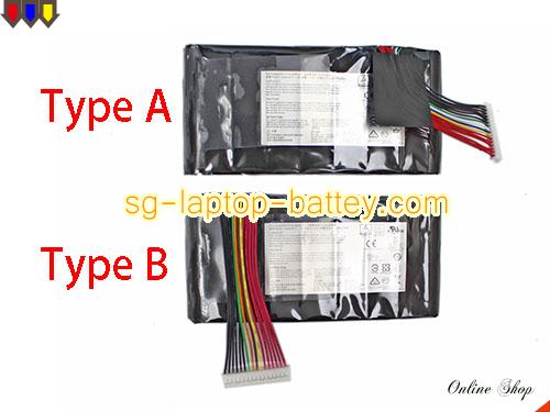 MSI GT75 TITAN 9SG-276CN Replacement Battery 5225mAh, 75Wh  14.4V Black Li-ion