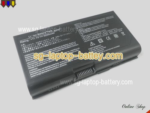 ASUS G71GX Replacement Battery 4400mAh 11.1V Black Li-ion