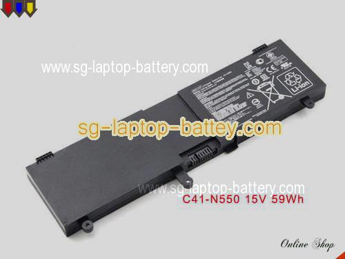 Genuine ASUS N550JA-1A Battery For laptop 4000mAh, 59Wh , 14.8V, Black , Li-Polymer