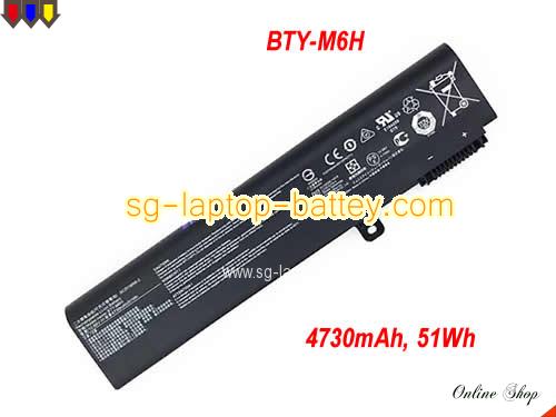 MSI 3ICR19/66-2 Battery 4730mAh, 51Wh  10.86V Black Li-ion