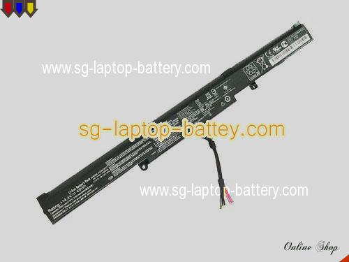 Genuine ASUS ROG Strix GL753VD-GC043T Battery For laptop 3350mAh, 48Wh , 14.4V, Black , Li-ion