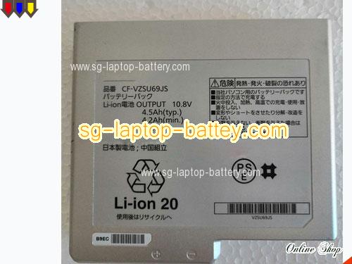 Genuine PANASONIC F-B10 Battery For laptop 4500mAh, 46Wh , 10.8V, Sliver , Li-ion