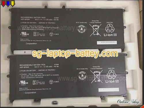 SONY VAIO FLIP SVF 14A Replacement Battery 3170mAh, 48Wh  15V Black Li-ion