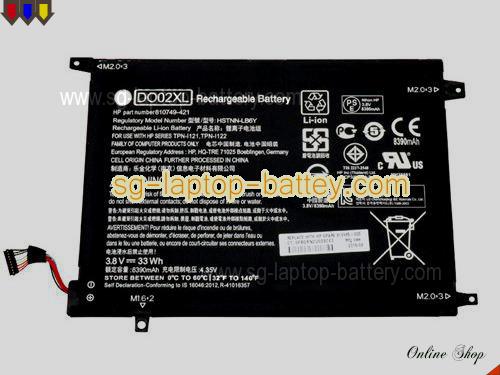 Genuine HP Pavilion X2 10-N153NF Battery For laptop 8390mAh, 33Wh , 3.8V, Black , Li-ion