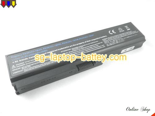 TOSHIBA PSU45E-00K005EN Replacement Battery 5200mAh 10.8V Black Li-ion