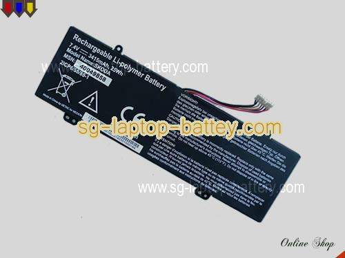 Genuine MEDION E1232T Battery For laptop 3415mAh, 25Wh , 7.4V, Black , Li-Polymer