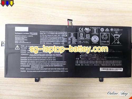 Genuine LENOVO Yoga 910-15IKB Battery For laptop 10160mAh, 78Wh , 7.68V, Black , Li-ion