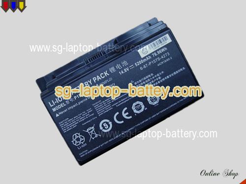 Genuine SCHENKER XMG P503-8IN Battery For laptop 5200mAh, 76.96Wh , 14.8V, Black , Li-ion