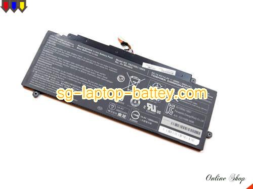 Genuine TOSHIBA Satellite Radius P55W-B5220 Battery For laptop 3060mAh, 60Wh , 10.8V, Black , Li-ion