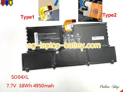 Genuine HP Spectre 13-V002NF Battery For laptop 4950mAh, 38Wh , 7.7V, Black , Li-ion