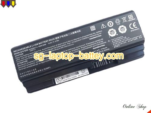 Genuine HASEE Z7M-CT Battery For laptop 2750mAh, 41Wh , 14.6V, Black , Li-ion