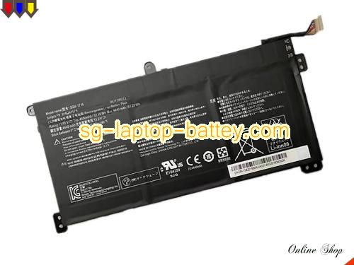 HASEE SQU-1716 Battery 4550mAh, 52.55Wh  11.55V Black Li-Polymer