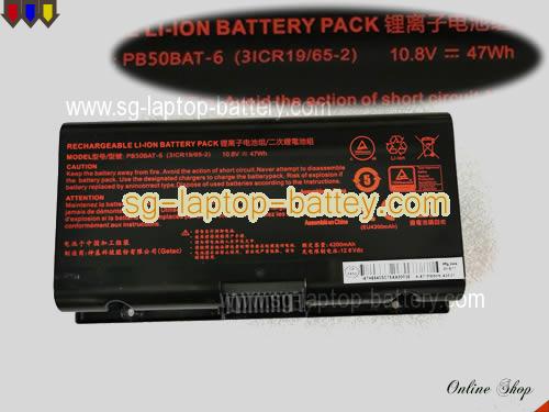 Genuine POWERSPEC PowerSpec 1720 Battery For laptop 4200mAh, 47Wh , 10.8V, Black , Li-ion