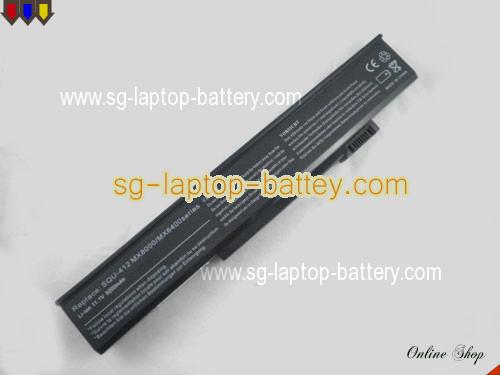 GATEWAY MT6220B Replacement Battery 5200mAh 11.1V Black Li-ion