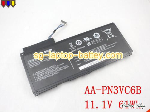 Genuine SAMSUNG NP-SF510-S02DE Battery For laptop 61Wh, 11.1V, Black , Li-Polymer