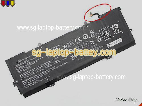 Genuine HP Spectre X360 15-CH006TX Battery For laptop 7280mAh, 84.08Wh , 11.55V, Black , Li-Polymer