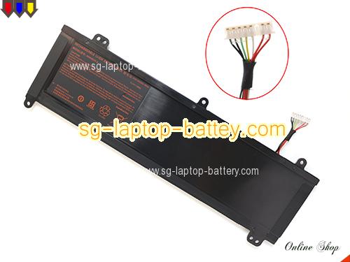 Genuine CLEVO N551RC Battery For laptop 48Wh, 11.4V, Black , Li-ion