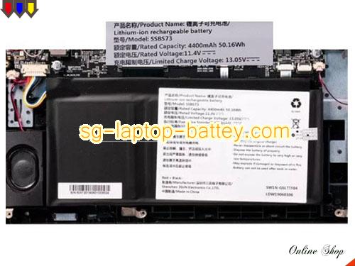 MECHREVO LDW19050065 Battery 4400mAh, 50.16Wh  11.4V Black Li-Polymer