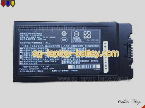 Genuine PANASONIC CF-54 TOUGHBOOK Battery For laptop 4080mAh, 46Wh , 11.1V, Black , Li-ion