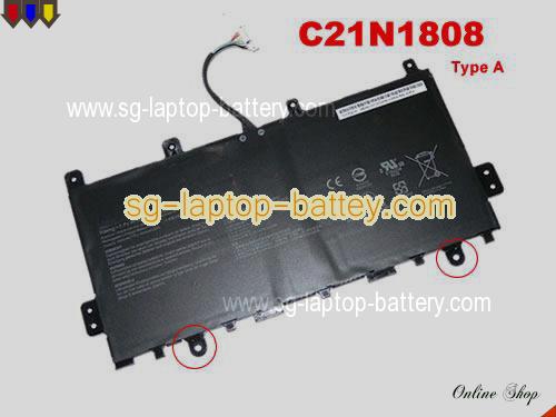 Genuine ASUS C523NA-EJ0054 Battery For laptop 4940mAh, 39Wh , 7.7V, Black , Li-Polymer