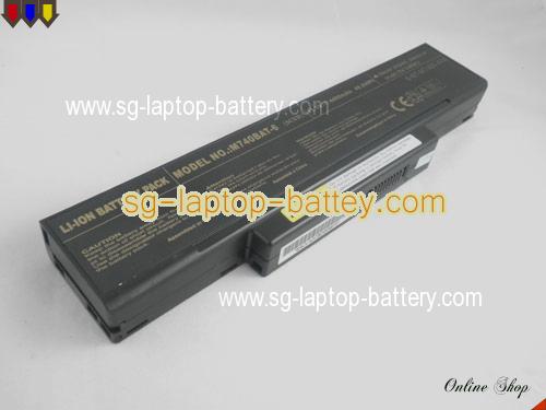 CLEVO MS-10341B Replacement Battery 4400mAh 11.1V Black Li-ion