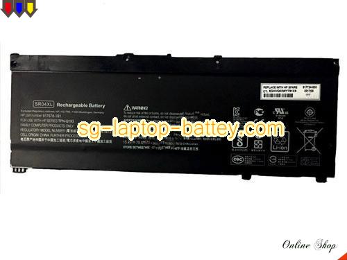 Genuine HP Gaming Pavilion 15-CX0020NM Battery For laptop 4550mAh, 70Wh , 15.4V, Black , Li-ion