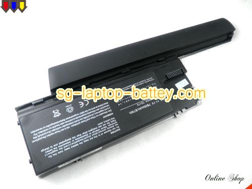 DELL Latitude D620 Replacement Battery 6600mAh 11.1V Black+Grey Li-ion