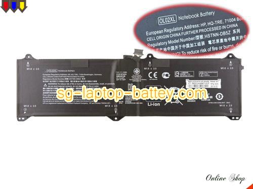 Genuine HP Elite X2 1011 G1(L5G45EA) Battery For laptop 33Wh, 7.4V, Black , Li-ion