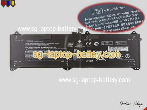 Genuine HP Elite X2 1011 G1(L5G75EA) Battery For laptop 33Wh, 7.4V, Black , Li-ion