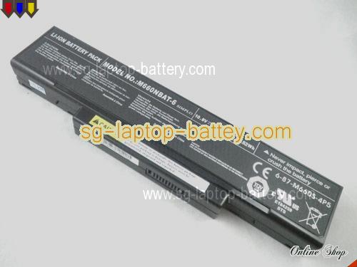 Genuine CLEVO M746 Battery For laptop 4400mAh, 47.52Wh , 10.8V, Black , Li-ion