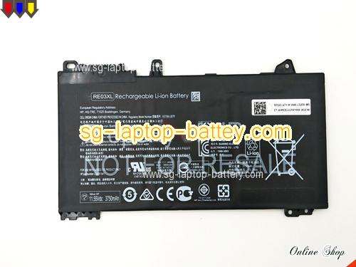 Genuine HP PROBOOK 440 G6-6KD62UC Battery For laptop 3900mAh, 45Wh , 11.55V, Black , Li-Polymer