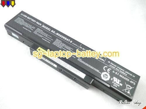 Genuine CLEVO M76 Battery For laptop 4400mAh, 47.52Wh , 10.8V, Black , Li-ion